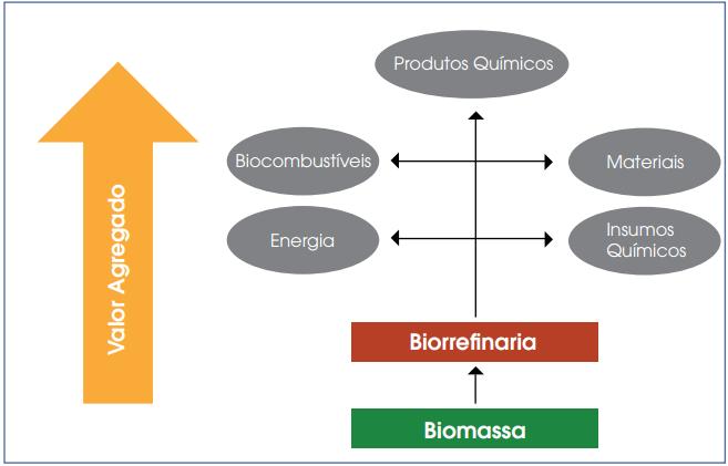 2002 Farm Bill BIORREFINARIAS Significado de instalações, equipamentos e processos que convertem a biomassa em biocombustíveis e produtos químicos e ainda podem gerar eletricidade (BASTOS, 2007).