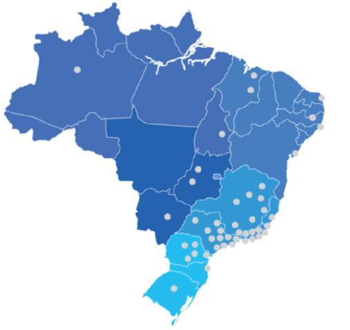 2 Portfólio de qualidade, com grande força e escala regional 44 shoppings com presença nas 5 regiões do Brasil Regional MG/NE/Norte 26,1% do NOI da Cia; 15 shoppings em operação, incluindo: Recife