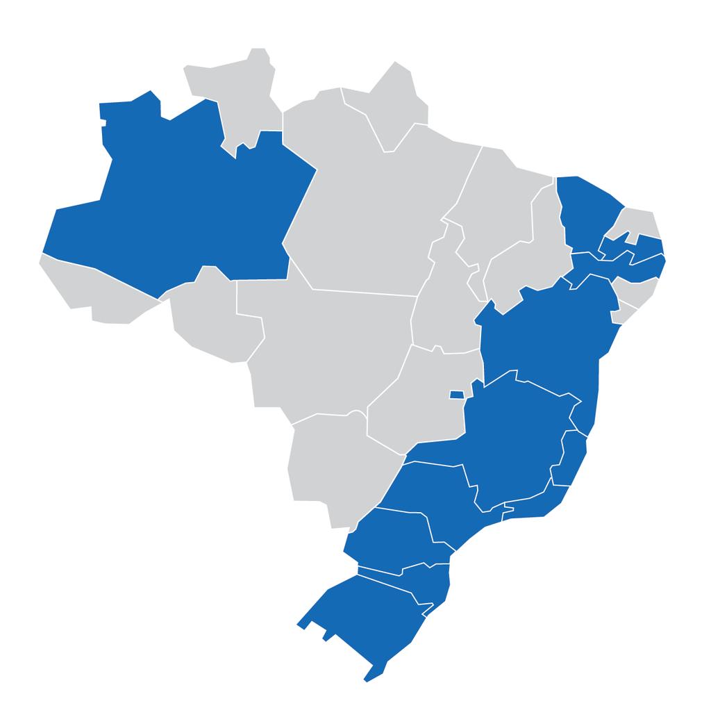Unidades EMBRAPII Amazonas INDT/Manaus Pernambuco CESAR Bahia IFBA/Salvador SENAI Cimatec Rio de Janeiro COPPE/UFRJ INT TECGRAF/PUC-Rio IF