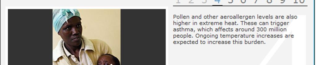 A concentração de pólen e outros alergénos é maior no calor