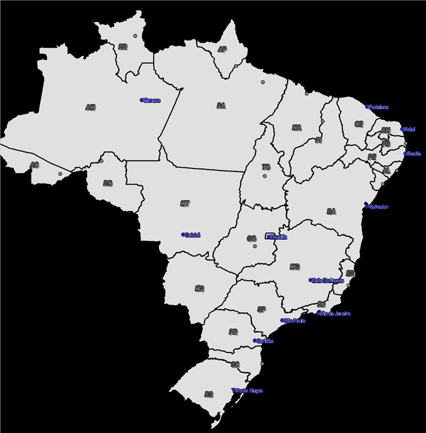 CIDADES SEDES ESTÁDIOS Em Janeiro de 2009 a FIFA selecionou as 12 Cidades Sedes da Copa do Mundo de 2014 no Brasil, descartando 6 cidades que se candidataram.