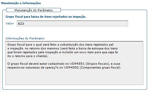 E também deve estar no Grupo fiscal de