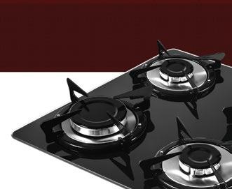 COOKTOP v400 COOKTOP 04 BOCAS TREMPES MAIS SEGURAS V400 ESMALTADO VIDRO PRETO CÓD. PROD. GLP: 200510508 V400 INOX VIDRO ESPELHADO CÓD.