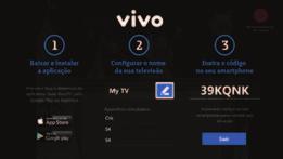 3 Selecione a opção Vivo TV Fibra.