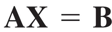 MATLAB X =