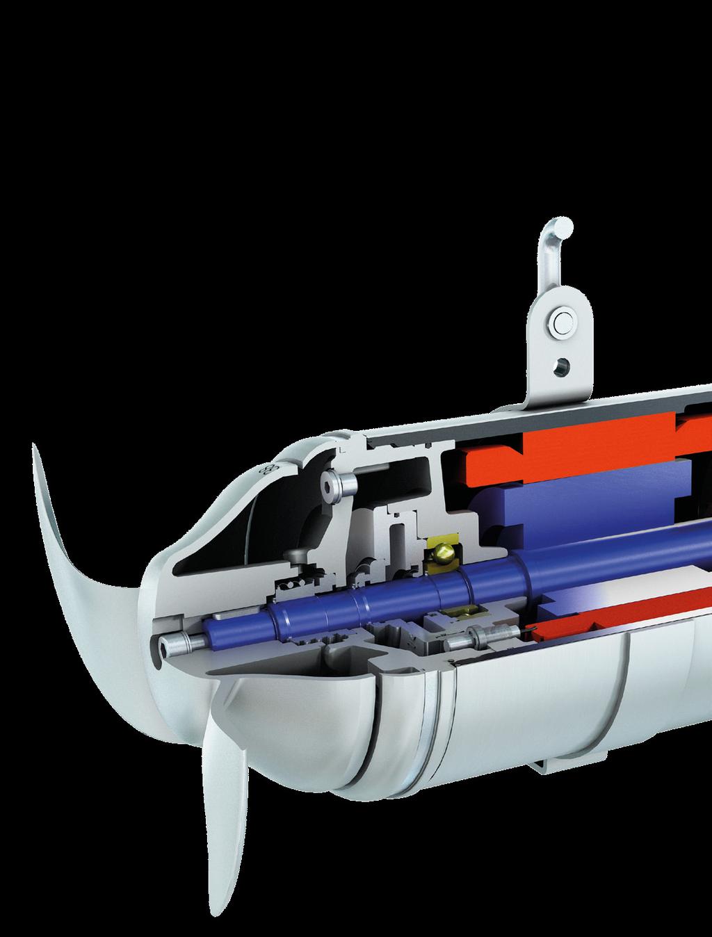 Principais Aplicações O misturador submersível modelo ABS XRW é um equipamento compacto e versátil para uma ampla gama de aplicações, incluindo o uso em líquidos agressivos e abrasivos.