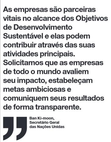 Papel das Empresas na implementação dos ODS Pacto Global foi o principal canal de consulta do setor privado; Rede Brasil desenvolveu 4 consultas entre 2012 a 2014; Pacto Global consultou mais de 1.