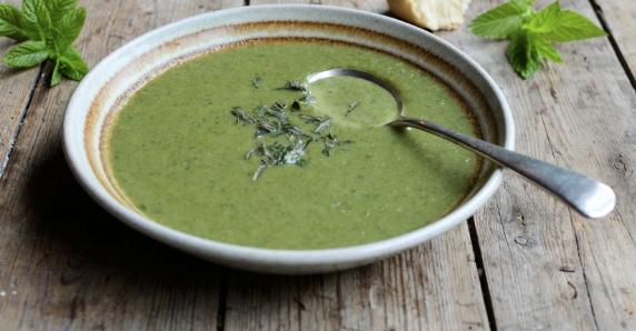 Sopa Verde Ingredientes ½ brócolis; 1 mandioquinha média; 2 abobrinhas grandes; ½ maço de escarola; 1 talo de alho poró; 1 col. de sob de azeite; 1 col.