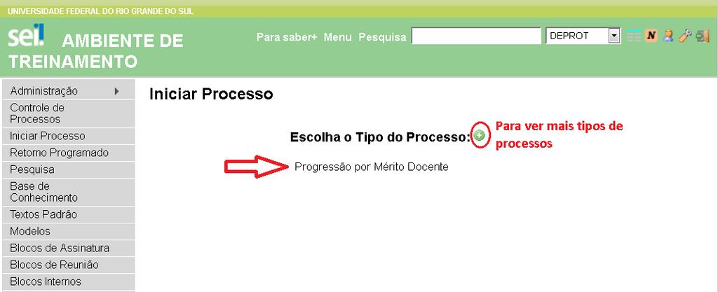 Na tela inicial verifique a unidade que está trabalhando (pode ter acesso a mais de uma unidade).