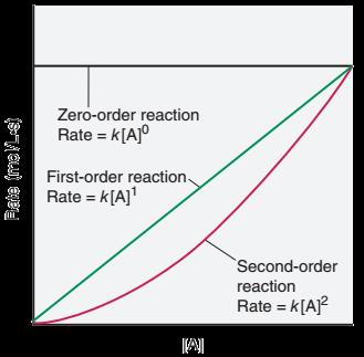 Determinando a ordem de reação Podemos dizer que reações tem