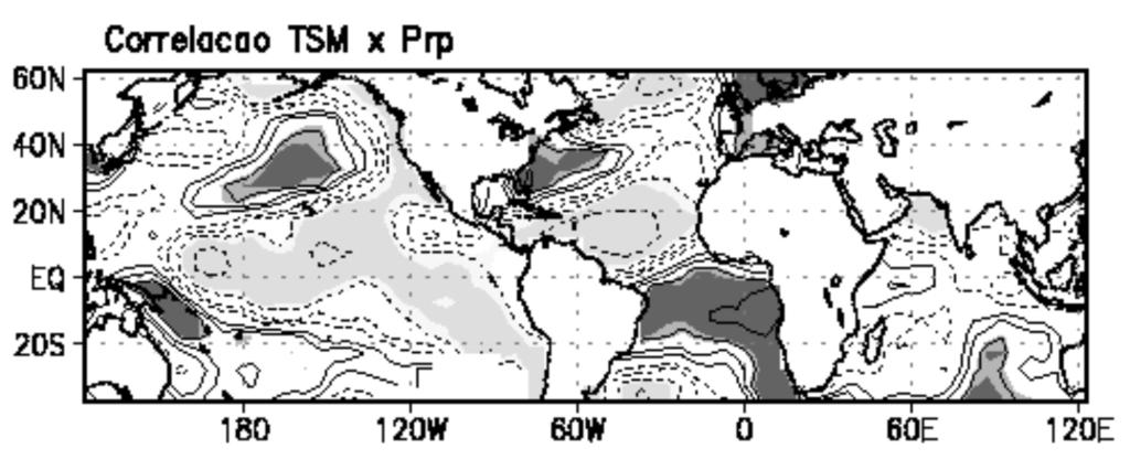 Dezembro 2004 Revista Brasileira de Meteorologia inter-hemisférico de TSM no Atlântico, na escala decadal.