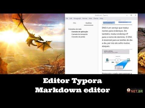 Typora é um editor que permite Markdown, porém através dos seus atalhos é possível já trabalhar visualizando as alterações que você realiza no texto.