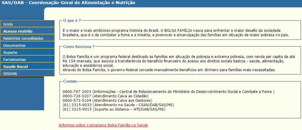 relatórios consolidados extraídos dos sistemas e avaliar a