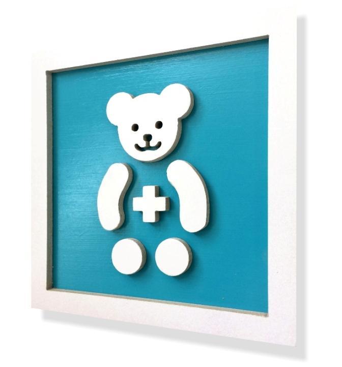 L20 cm x A20 cm x C 1,5 cm - Peso: 0,4 Kg WALL FRAME - THEMATIC Wall frames with embossed themed