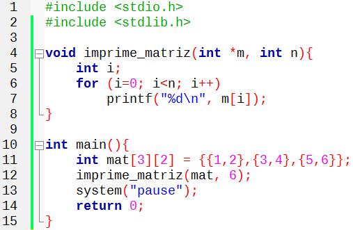 Funções e arrays multidimensionais As notações abaixo funcionam para arrays com mais de uma dimensão.