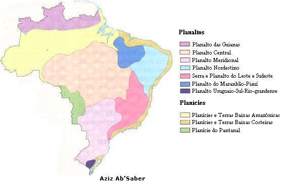 Classificação de Aziz Ab Sáber (1950-1990) Aziz ab Sáber levou em