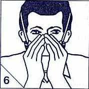 Apertar o grampo de ajuste nasal usando somente uma mão poderá causar um ajuste inadequado e um desempenho inferior do respirador. Use as duas mãos. 6.
