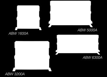 ..50 ABW63 70 ka 85 ka 85 ka 100 ka 120 ka Disponíveis em duas versões de instalação: FIXOS e