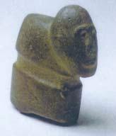 Exemplo de artefatos confeccionados em pedra, produzidos por grupos coletores-pescadores OS HABITANTES QUE OS EUROPEUS ENCONTRARAM: GRUPOS HORTICULTORES