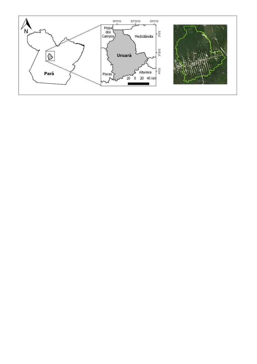 3.2 COLETA DE DADOS Figura 1: Localização do Município de Uruará-PA Para o desenvolvimento deste estudo, foram utilizadas as fontes de dados do IBGE (Instituto Brasileiro de Geografia e Estatística)