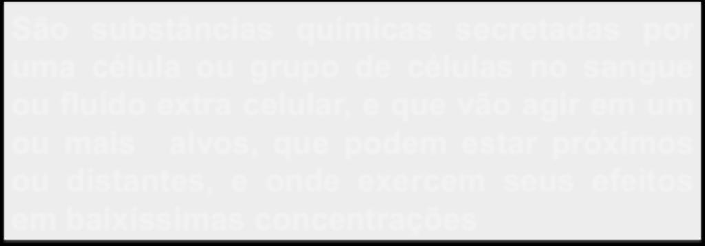 de células no sangue ou fluído extra celular, e que vão