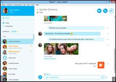 Aplicativos mais utilizados nos computadores Skype O Skype é um software que permite comunicação por texto, voz e vídeo através da internet.