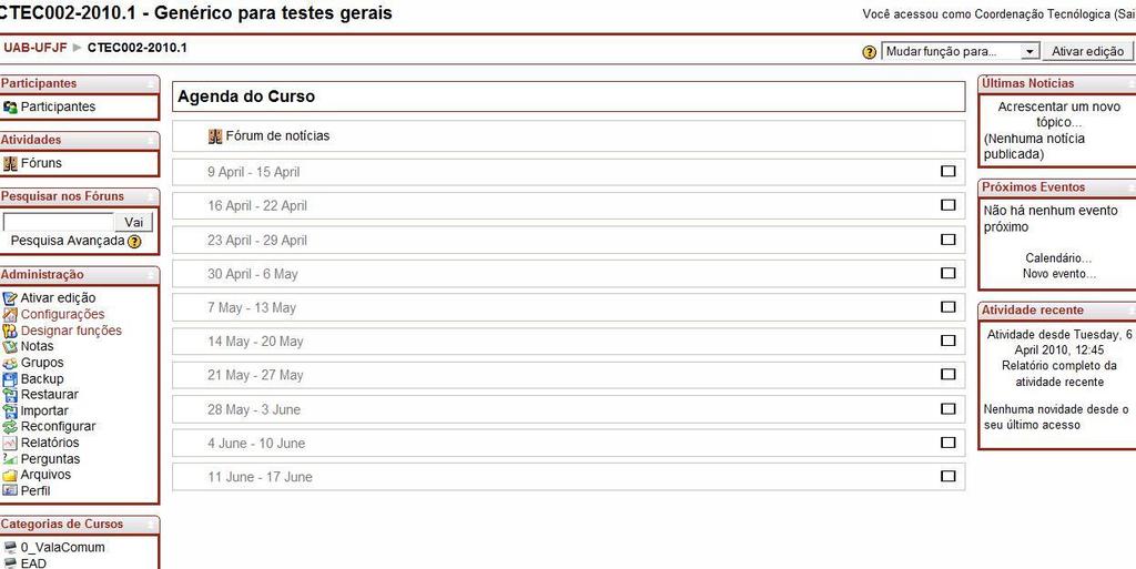 Acessando a biblioteca a partir de uma outra disciplina: Tendo sido criada a biblioteca de arquivos dos mais variados formatos e tipos, o acesso à mesma poderá ser feito por qualquer usuário que