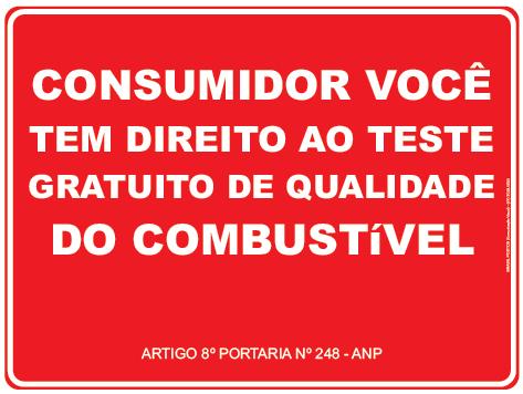 Teste de Qualidade Portaria Nº 248, da ANP.