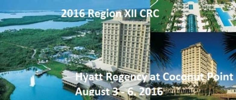 ASHRAE REGION XII CRC Region XII Chapters Regional Conference The Hyatt Regency at Coconut Point 5001 Coconut Road Bonita Springs, FL 34134 Booking August
