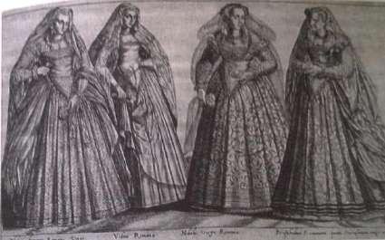 38 observar nos vestidos que aparecem na xilografia do catálogo de Barthel Bruyn 14.