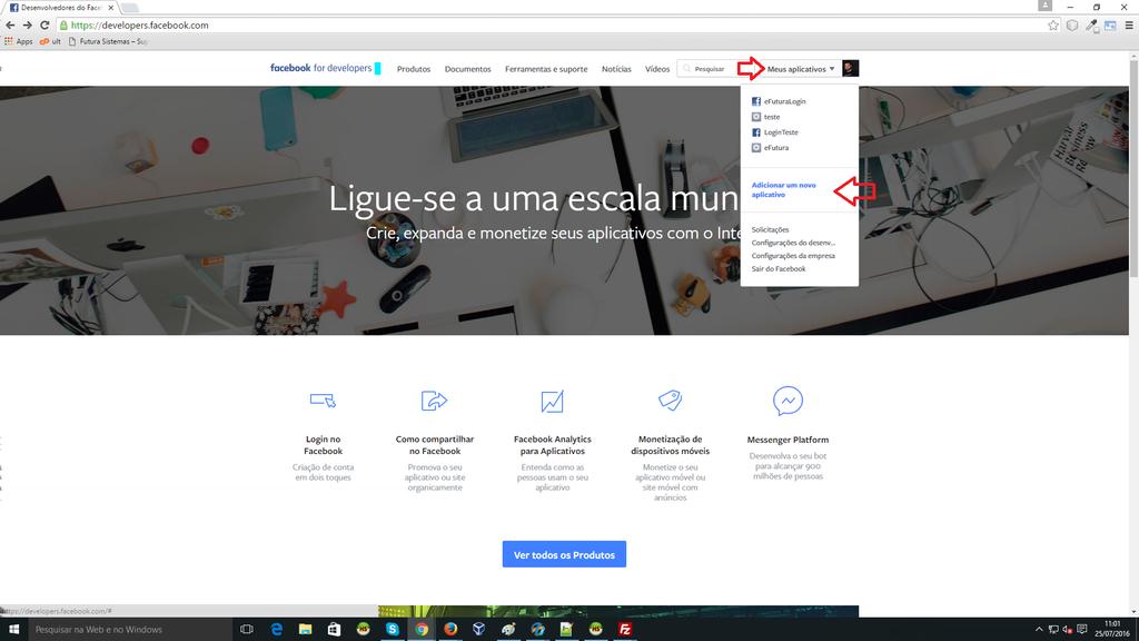 O site abrirá a seguinte tela: Preencha as informações, conforme abaixo: 1.