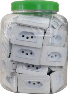 Mini espelhos com blocos 1 bloco elétrico 1 bloco p/ RJ 45 1 bloco p/ RJ 11 Interruptor simples Interruptor paralelo H Pulsador Campainha QM 35010.00 QM 35010.02 QM 35011.00 QM 35011.02 QM 35012.