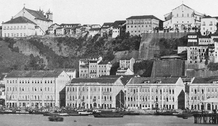 93 Bahia de 1859 a 1862 186, tiradas a partir do Forte São Marcelo.