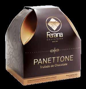 Panetone trufado Ferana 500g 1 - Espumante demi-sec Salton 750ml 1 - Bandeja chocolate misto 100g 1 - Bandeja bombons