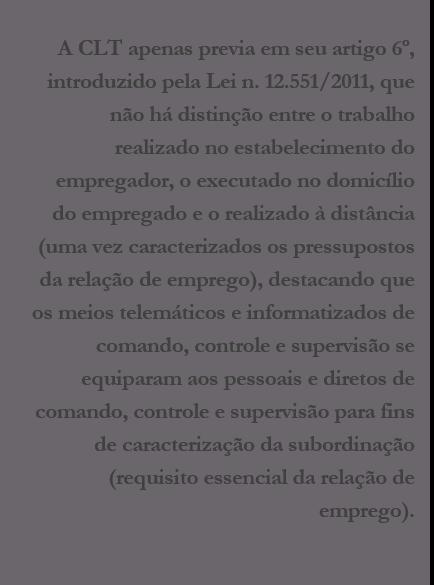 Reflexões sobre o teletrabalho no Brasil: antes e depois da Lei n. 13.