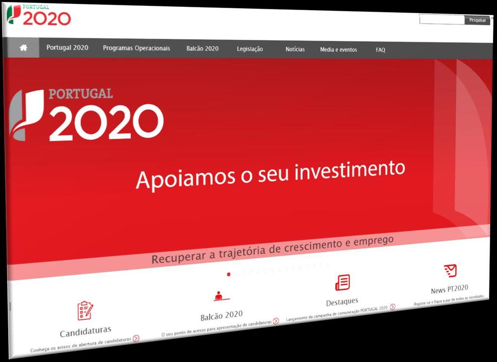 Processo de candidatura - Modo de apresentação de