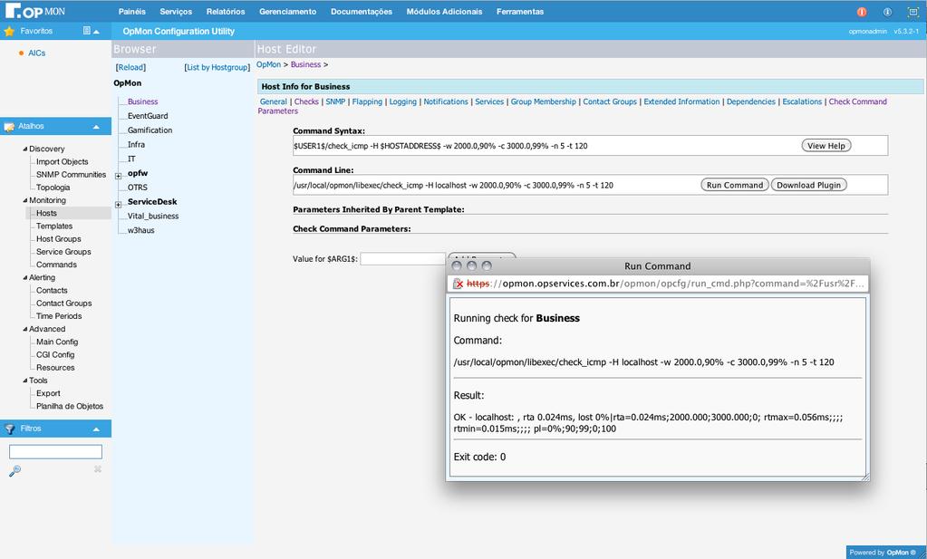 vários arquivos do Nagios sem a necessidade de conhecer toda a complexidade da ferramenta open source.