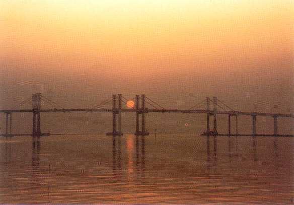 PONTE MACAU TAIPA Pré-fabricação Ponte e Viaduto Central: Vigas do