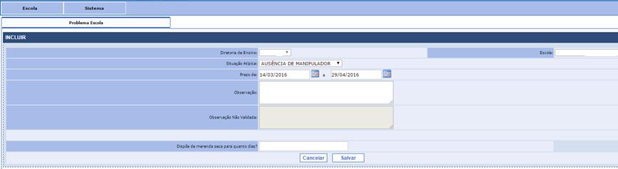 11.10 Caso o usuário deseje adicionar mais informações, poderá adicioná-las no campo OBSERVAÇÕES (seta verde).