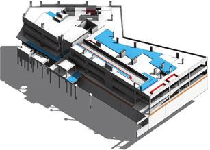 na construção virtual do edifício. Modelamos desde elementos estruturais básicos (lajes, vigas, pilares, elementos de fundação, etc.