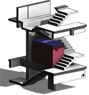 Ou seja, todos os elementos que pertencem, ou que de alguma forma possam interagir, com a Estrutura são inseridos no modelo BIM, independente