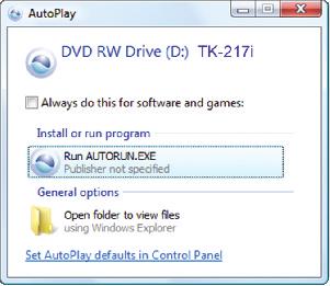 Insira o CD-ROM de Utilitários no Drive de