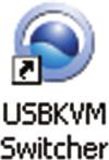 Português 6. Faça duplo clique no ícone do USB KVM Switcher. 7. Se você quiser mudar o hot key, digite um caracter. Você pode utilizar qualquer número, letra ou símbolo.