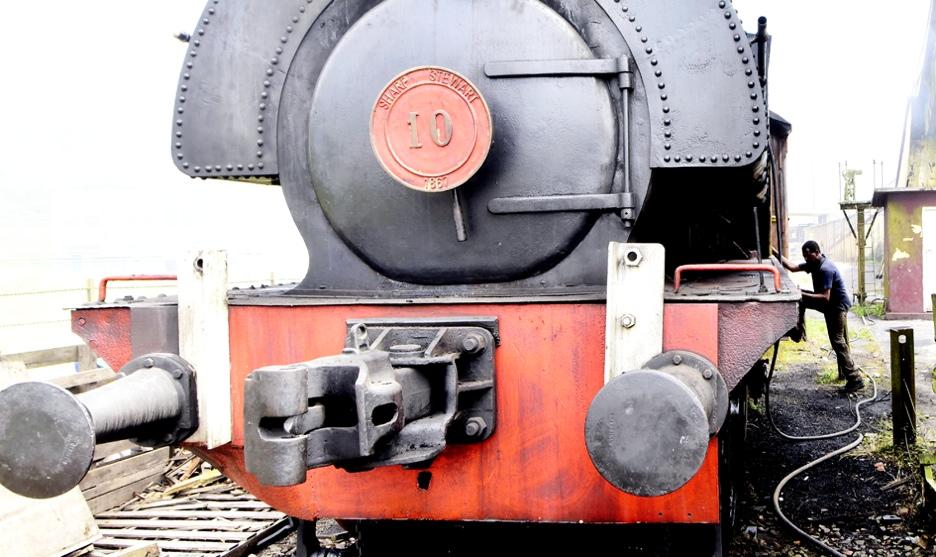 O trabalho que podemos fazer vai da história da última locomotiva a vapor em uso desde 1867, na estação