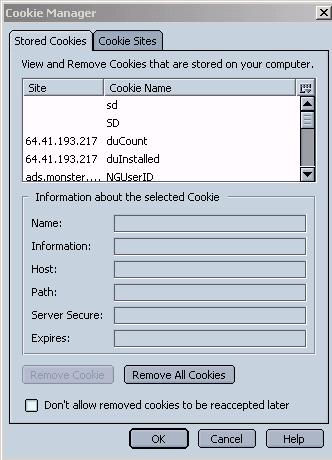 aparece. 2. O clique remove todos os Cookie. 3. Clique em OK. Q. Quando eu seleciono os relatórios IPCC, eu recebo o Mensagem de Erro de AWICRRoot do erro do acesso do registro.