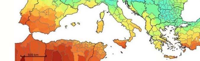 OSOLAR NA EUROPA A radiação solar na região mediterrânica