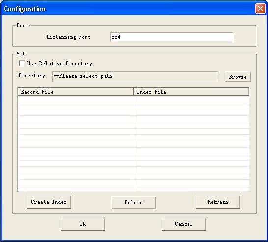 3.3 Configurações do usuário Clique no botão Configuração da GUI e a interface de configuração do usuário será pop-up.