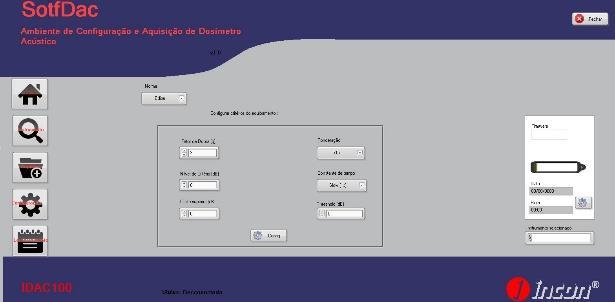 Software Aquisição de todos os parâmetros do