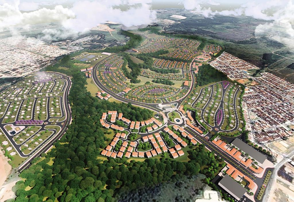 FAZENDA SÃO PEDRO núcleo urbano Master Plan para um novo bairro planejado localizado no interior do estado de São Paulo, com mix de produtos voltado para os públicos de renda média.