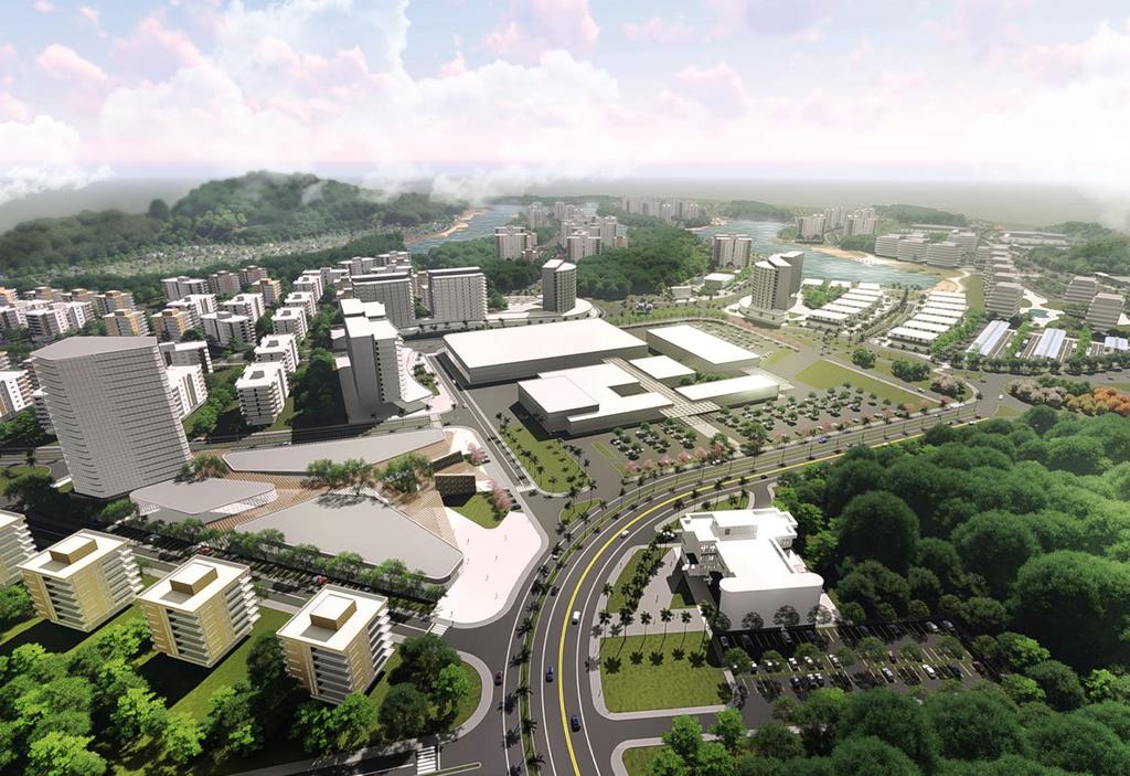 NOVA CARPINA núcleo urbano Master Plan desenvolvido para uma propriedade de aproximadamente 1075 Ha, localizada no interior de Pernambuco.